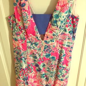 Lilly Pulitzer Cassa Shift Dress - TIKI PINK